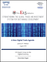 Meltzer, J. (2015). A new digital trade agenda. Geneva: E15 Initiative.