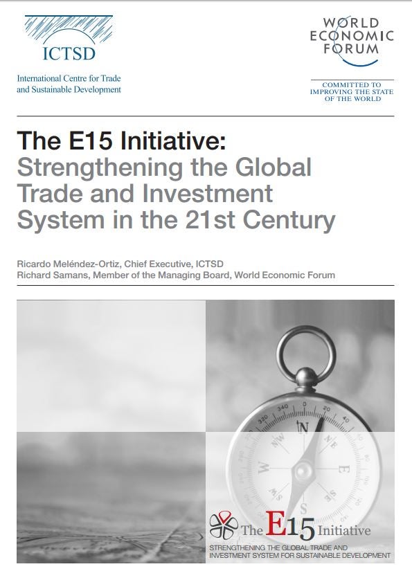Strengthening the Global Trade and Investment System in the 21st Century. (2016). Davos: E15.