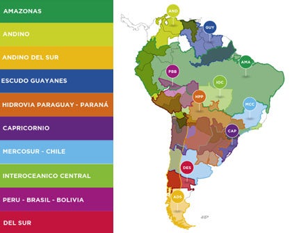 Nueva plataforma sobre la infraestructura de América del Sur